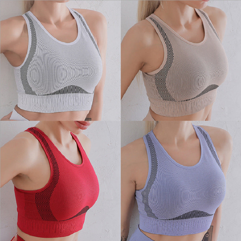 Fitness Yoga Wear Bra Shockproof Sports Underwear