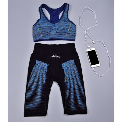 Sports bra suit yoga wear vest women's