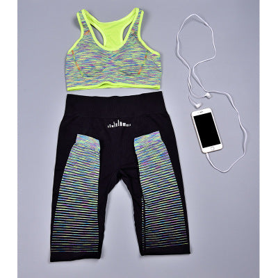 Sports bra suit yoga wear vest women's