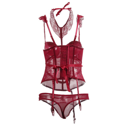 Erotic Lingerie Lace Shapewear Vest Erotic Suit