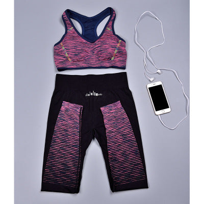 Sports bra suit yoga wear vest women's