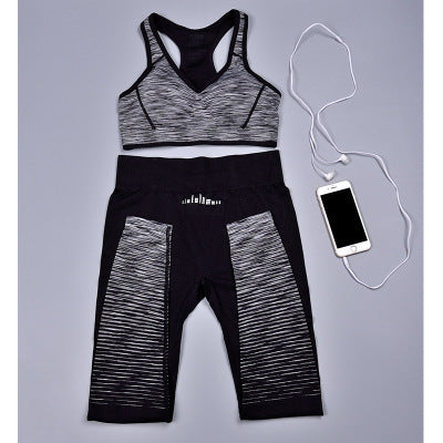 Sports bra suit yoga wear vest women's